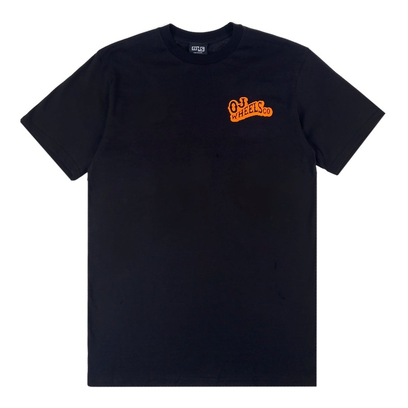 OJ Wheels Western  T Shirt – Black M