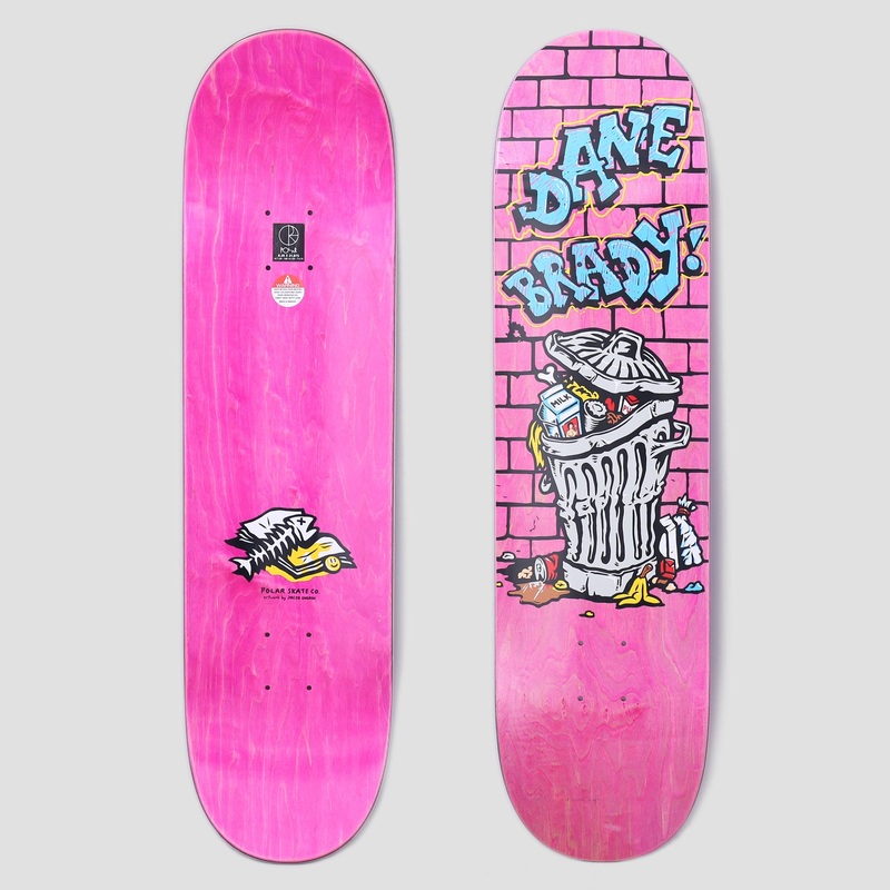 Polar 8.25 Dane Brady Trash Can Skateboard Deck