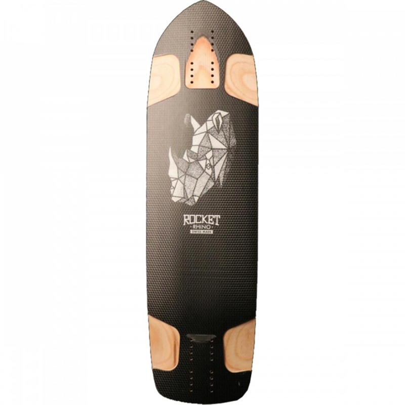 Rocket Rhino 32″ Downhill/Freeride Longboard Deck – 10th Year Series Deck