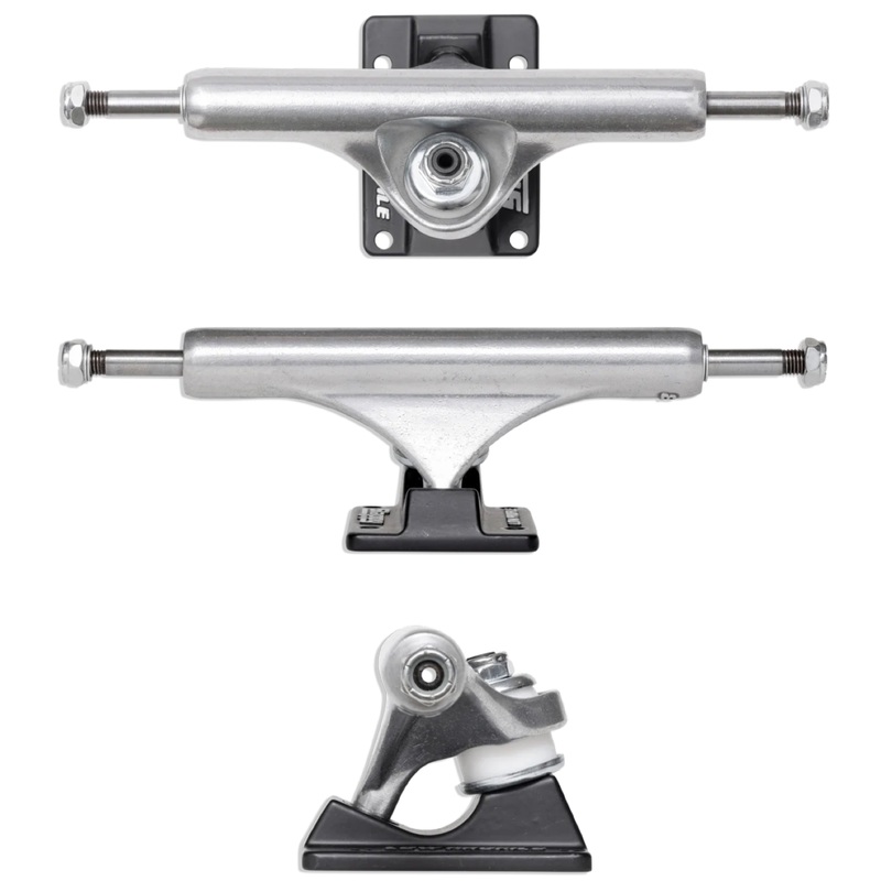 Slappy ST1 Black Hollow Low Skateboard Trucks 8.0″ Axle