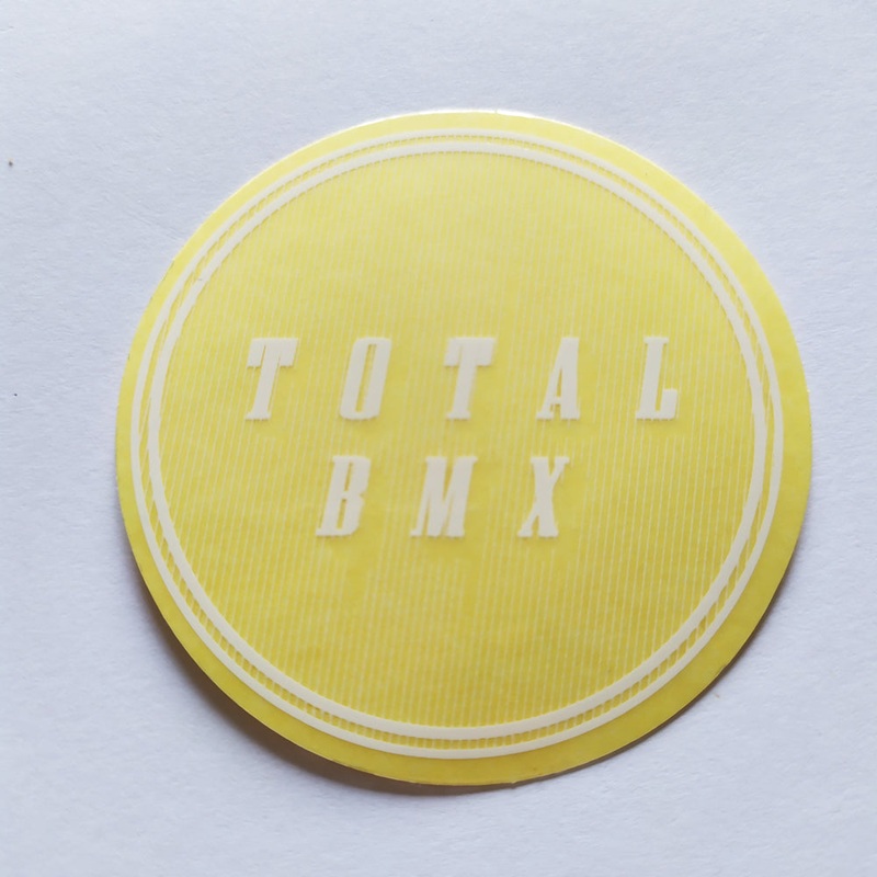 Total Bikes BMX Sticker – Circle White