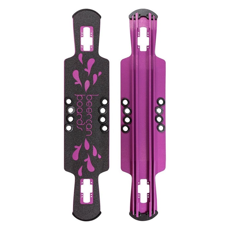 Beercan Purple 37″ Kegger Lite Drop Through Longboard Deck Deck