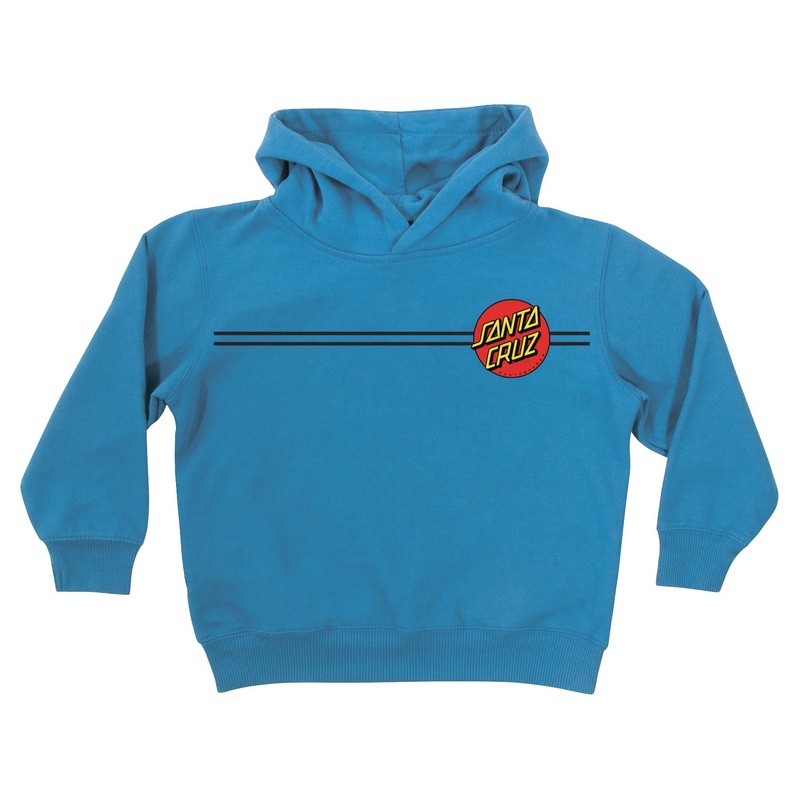 Classic Dot Santa Cruz Kids Hoodie Black 2T