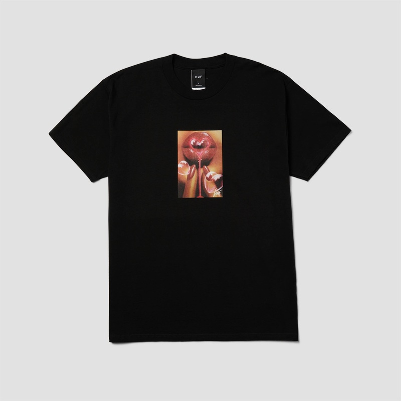 Huf Bubble T-Shirt Black Small