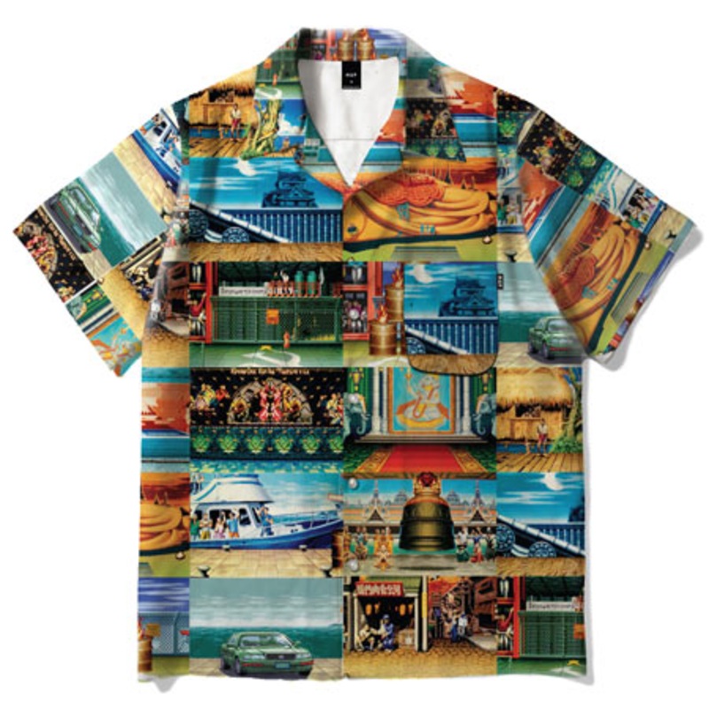 HUF HUF x Street Fighter Stages Resort Button-Up Shirt Multi Medium