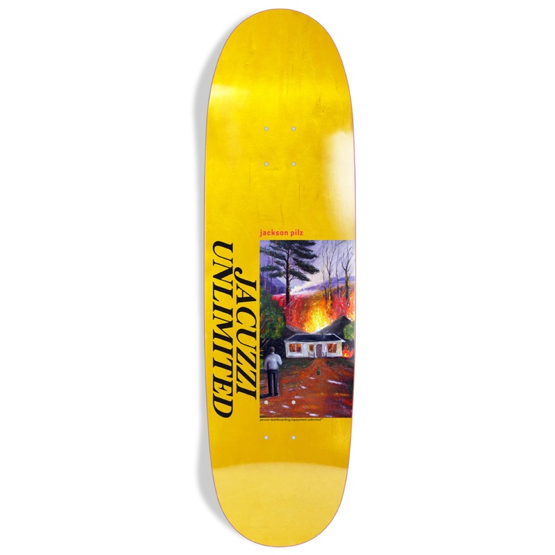 Jacuzzi Jackson Pilz Lawn Fire 9.125″ Egg Shaped Skateboard Deck 9.125″ WB 14.5″