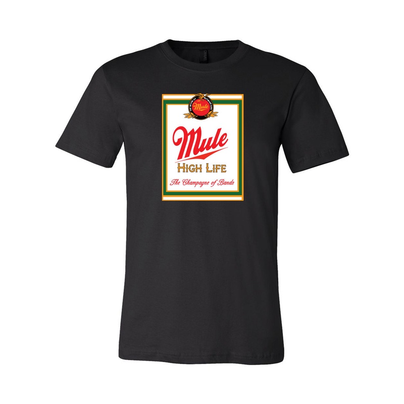 Mule “High Life” Champagne of Bands T-Shirt Small White