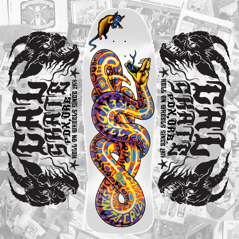 Santa Cruz Skateboards “Jeff Kendall – Snake” 9.975″ Deck PRE-ORDER