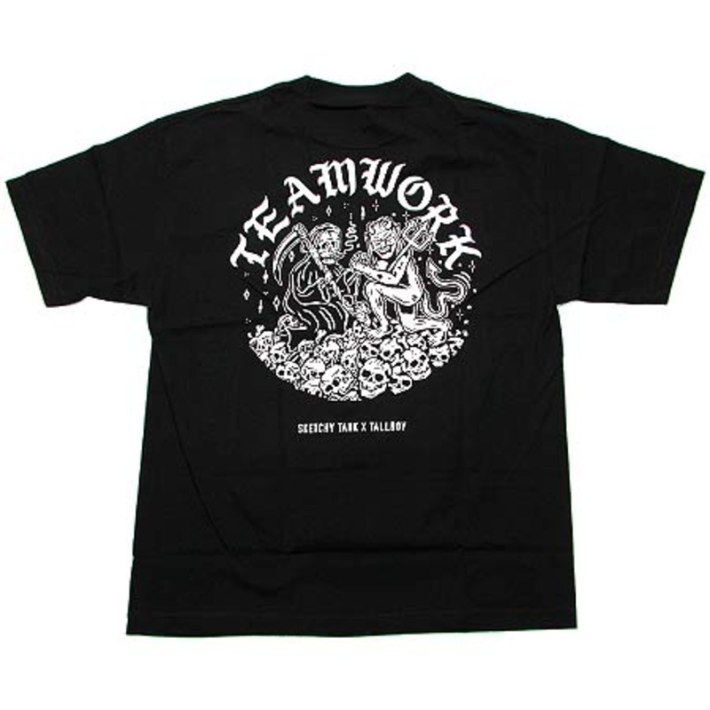 Sketchy Tank Teamwork x Tallboy T Shirt Black Medium