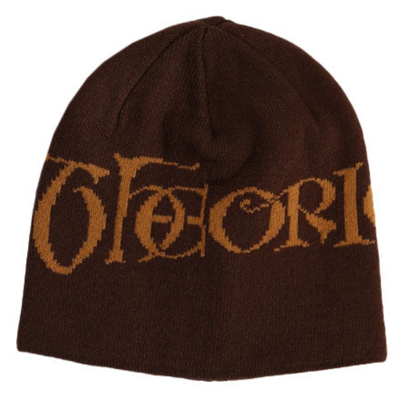 Theories Secretum Jaquard Knit Beanie Burnt Orange One size fits all