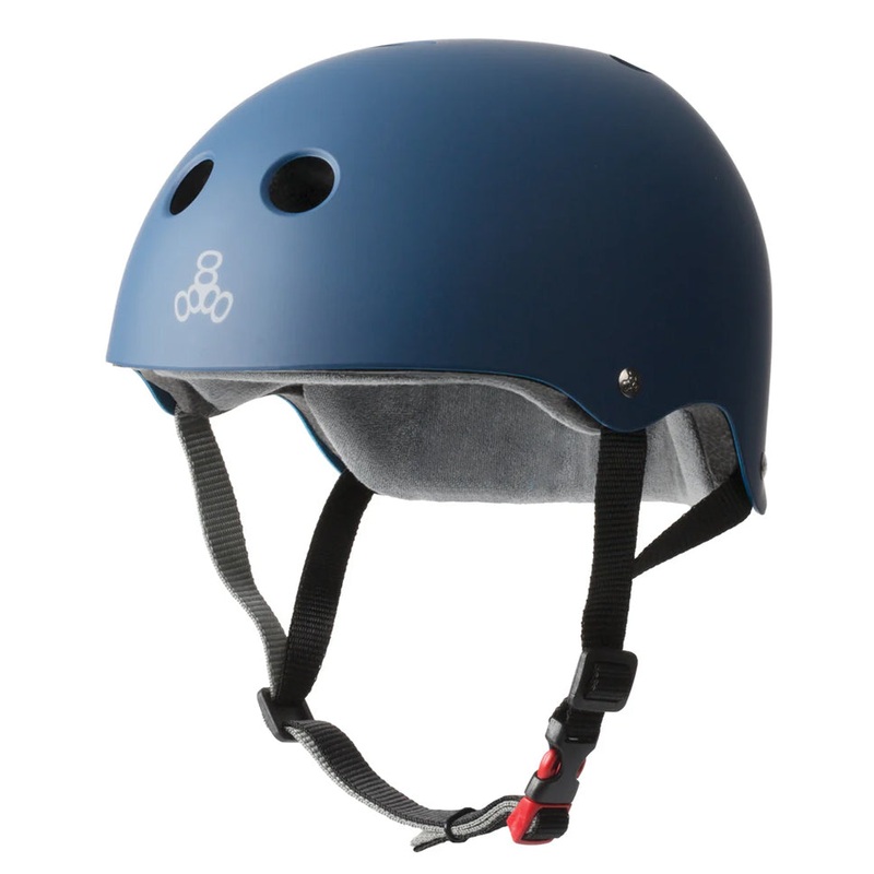 Triple 8 The Certified Sweatsaver Navy Matte Helmet Navy Matte Small/Medium
