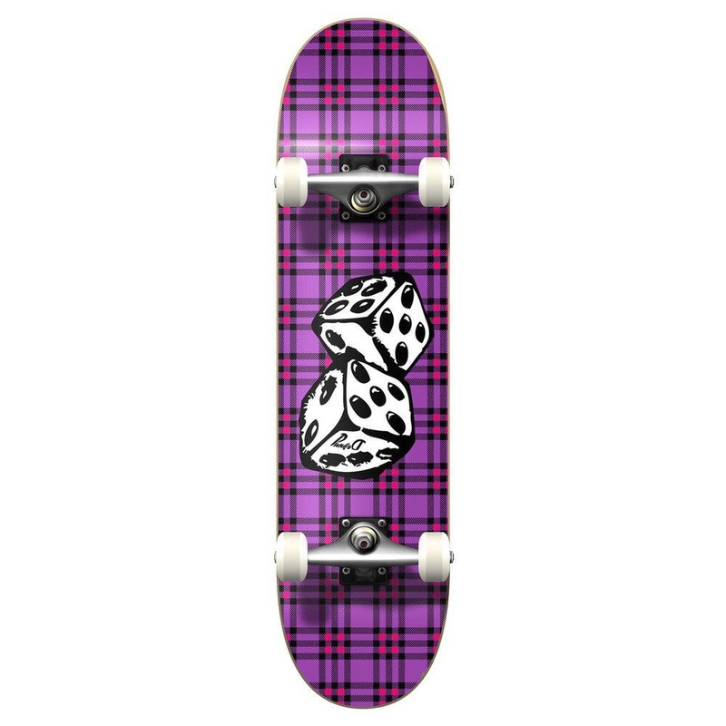 Yocaher Graphic Complete 7.75″ Skateboard – Dice Complete