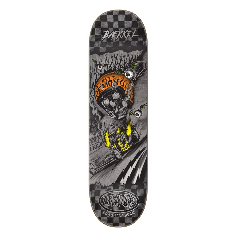 8.6in Baekkel Crash And Burn Creature Skateboard Deck No Color 8.6in x 32.11in