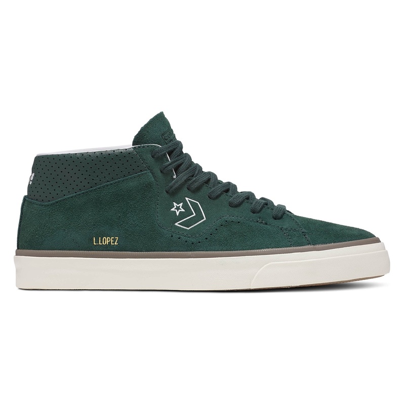 Converse CONS Louie Lopez Pro Mid Deep Emerald/White 8