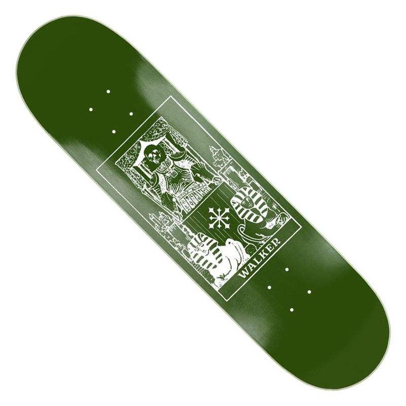 Disorder Skateboards Domo Walker Card Deck Green 8.125 x 31.75 WB:14.25