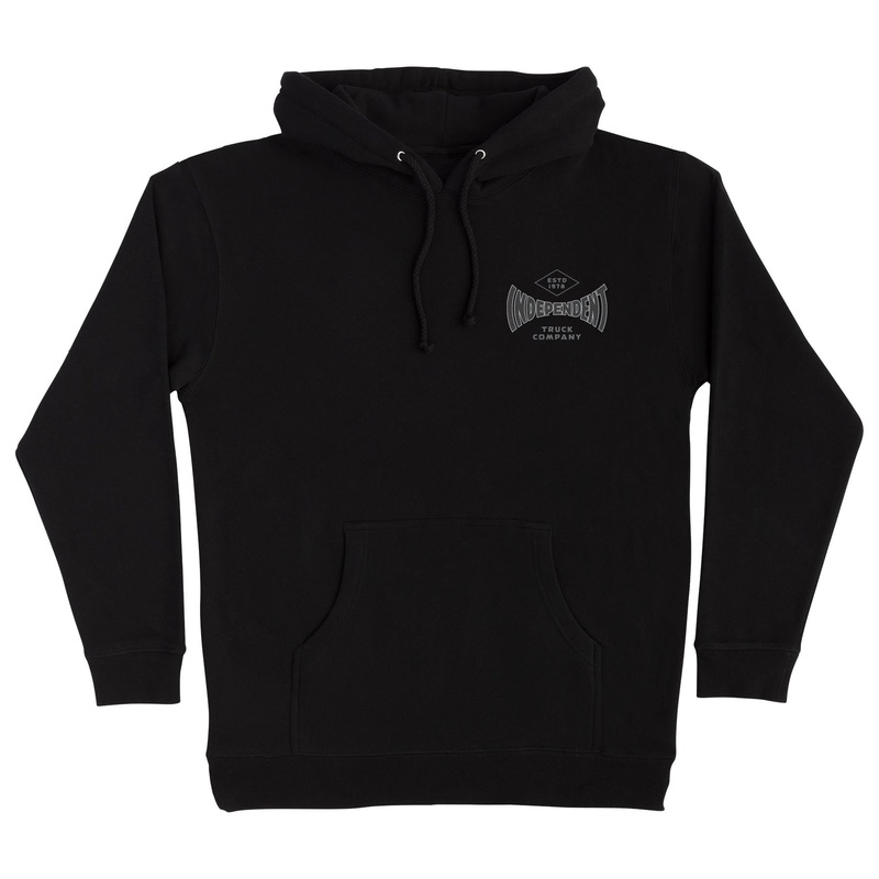 Estabished 78 Mens Independent Hoodie Black S