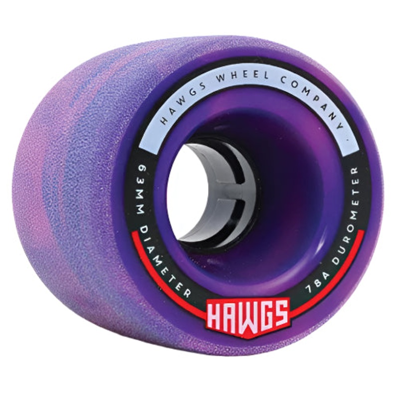 Hawgs Fatty 63MM 78A 63mm Purple/Pink Swirl