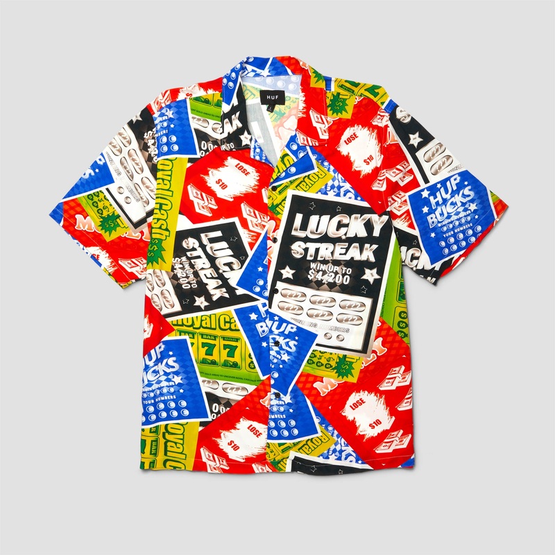 HUF Lucky Shortsleeve Resort Shirt Small