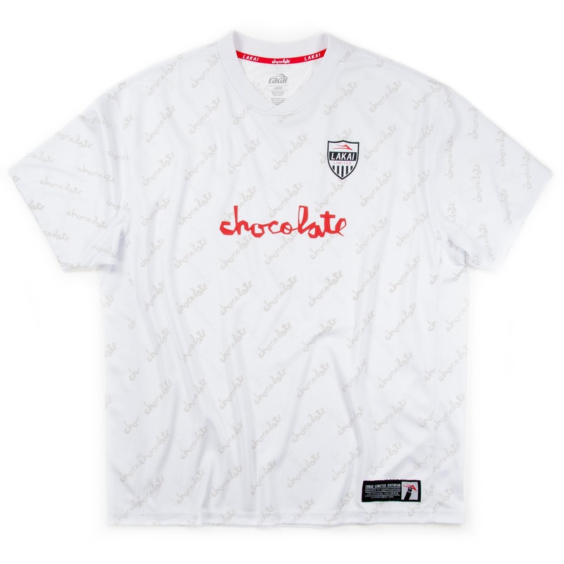 Lakai x Chocolate – Athletic Jersey T-Shirt – White S