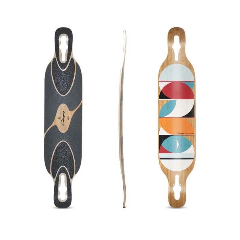 Loaded Dervish Sama 42″ Drop Through Longboard Deck Flex 1