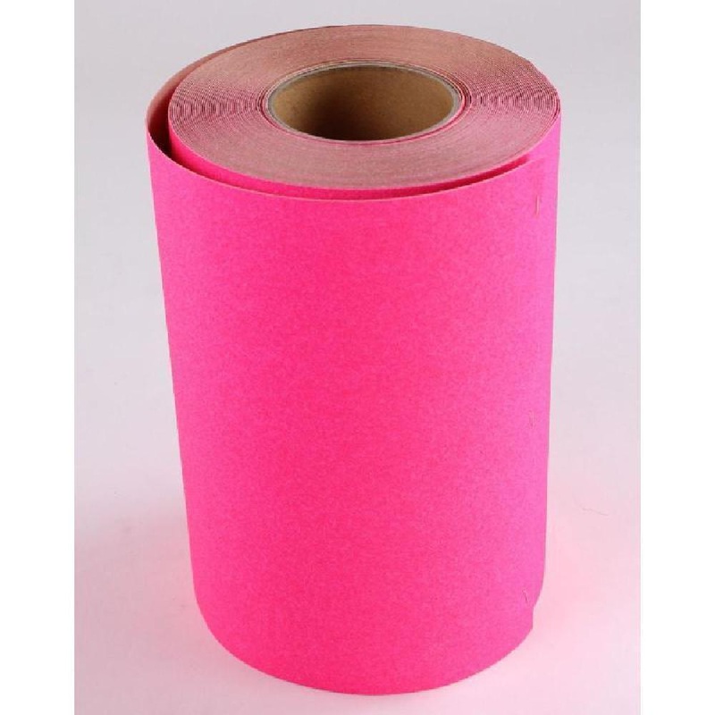 Longboard Skateboard 10″ x 60″ Pink Griptape Roll