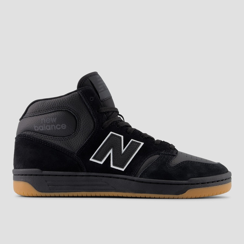 New Balance 480 Hi Skate Shoes Black UK8