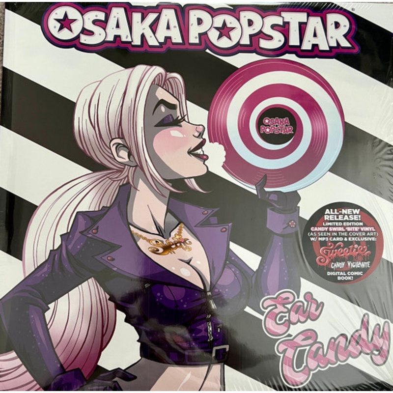Osaka Popstar  Ear Candy Candy Swirl Bite Color Vinyl LP Record