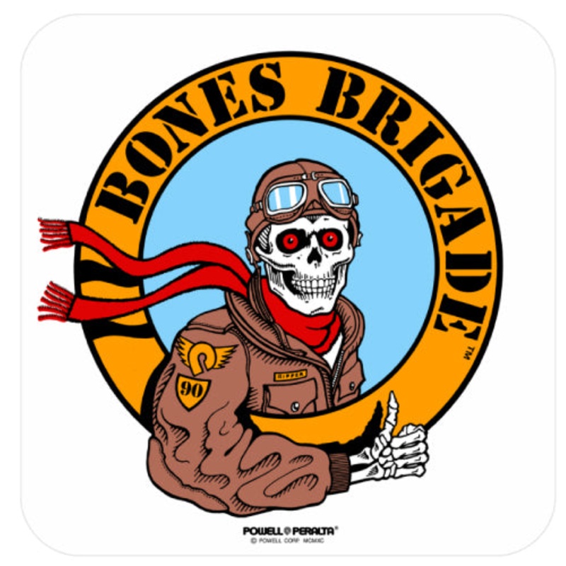 Powell Peralta Bones Brigade Ripper Pilot Sticker 4.5″