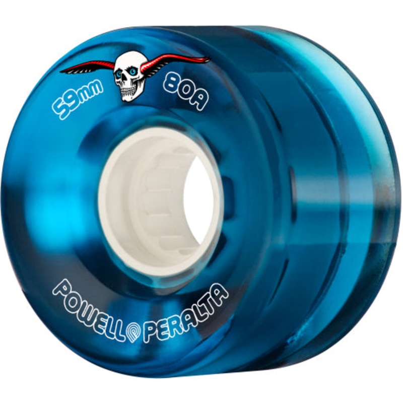 Powell Peralta Clear Cruiser Wheels Blue 59MM 80A 59mm
