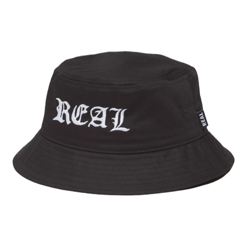 Real Script Bucket Hat Black OS