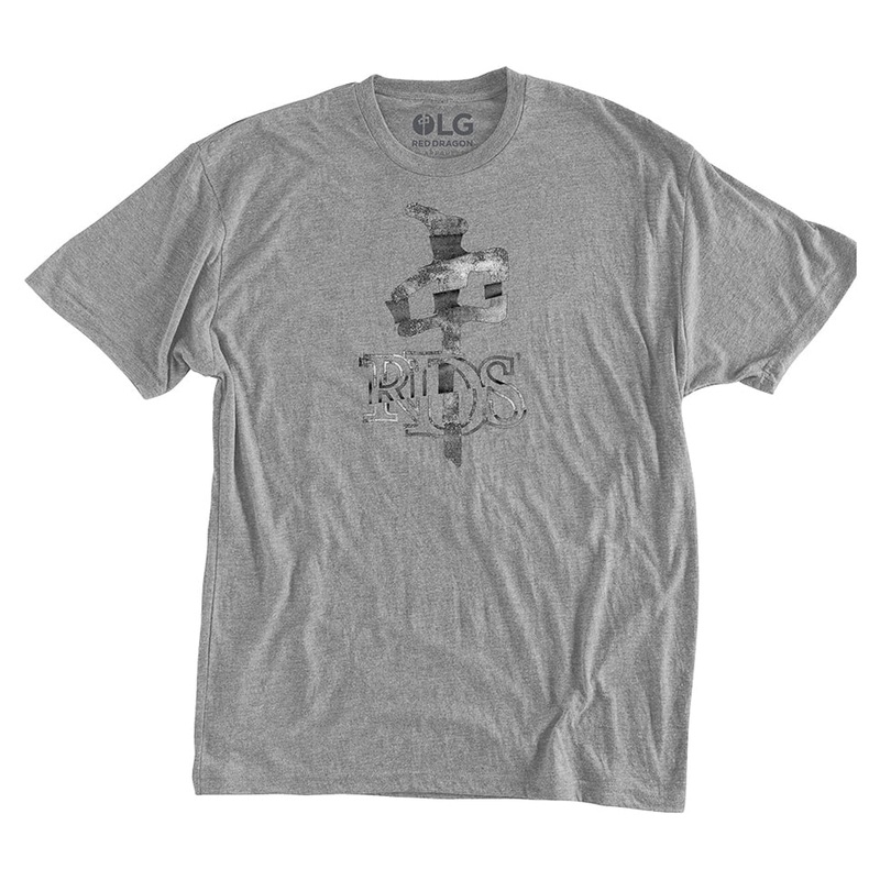 Red Dragon Post Modern OG T Shirt Gray Medium