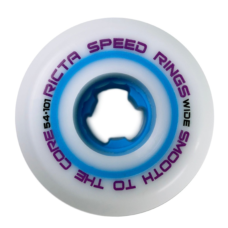 Ricta Wheels Speedrings Wide 101a White / Blue 54mm