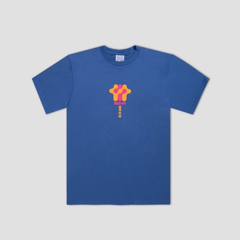 Sci-Fi Fantasy Business Model T-Shirt Flo Blue Small