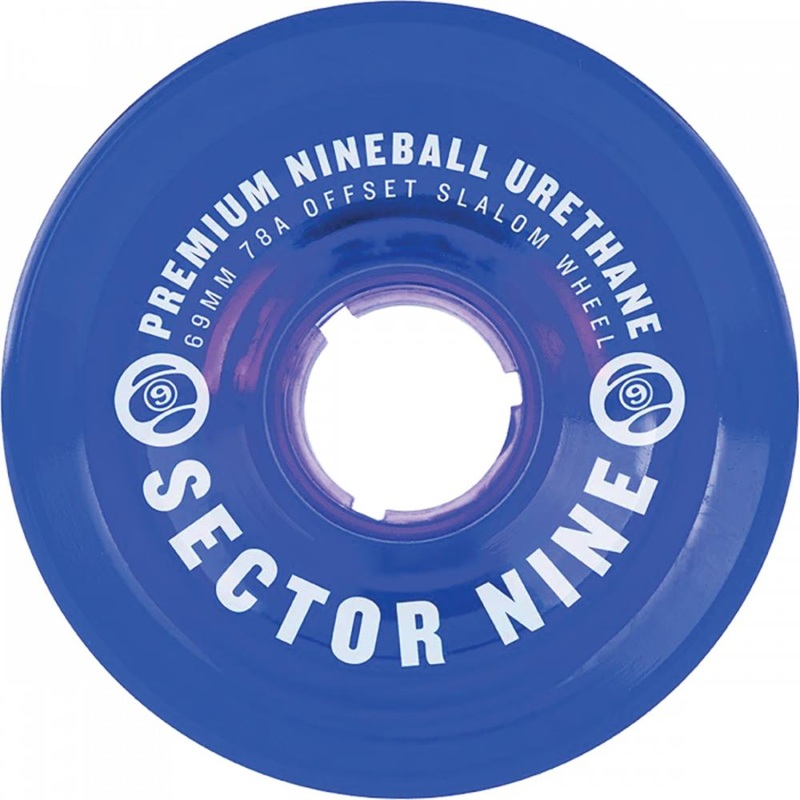 Sector 9 Nineballs 69mm 78A Clear Blue Wheels | Set of 4