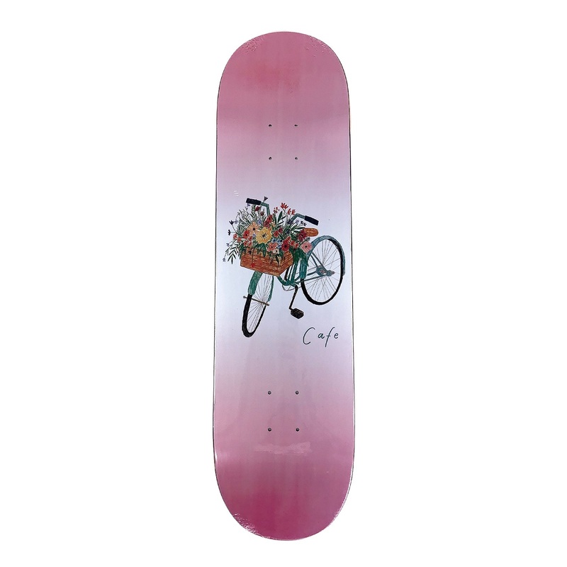Skateboard Cafe – 8.5″ – Flower Basket Deck Pink