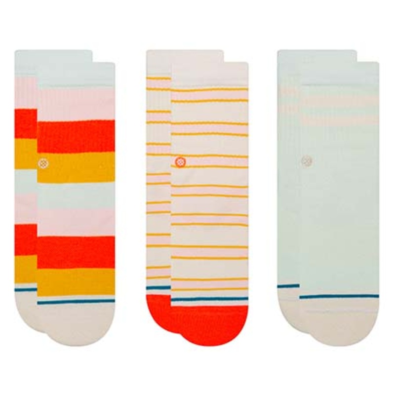 Stance Kick Back 3-Pack Kids Socks Multi Large