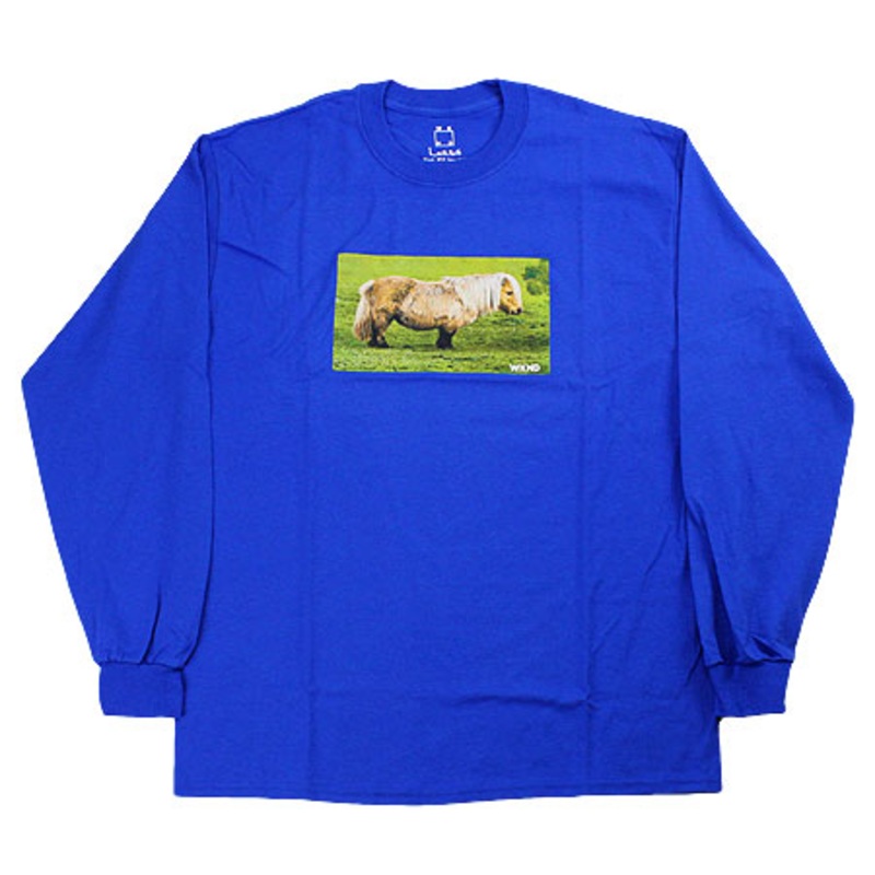 WKND Skateboards Pony Long Sleeve T Shirt Blue Extra Large