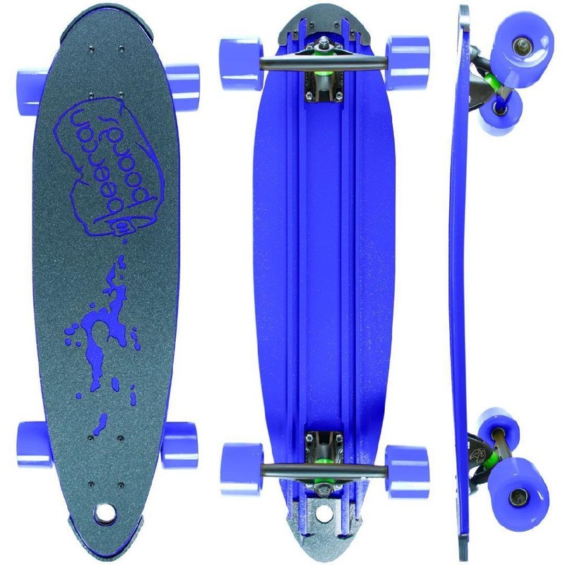 Beercan Purple 30″ Pintail Longboard Complete