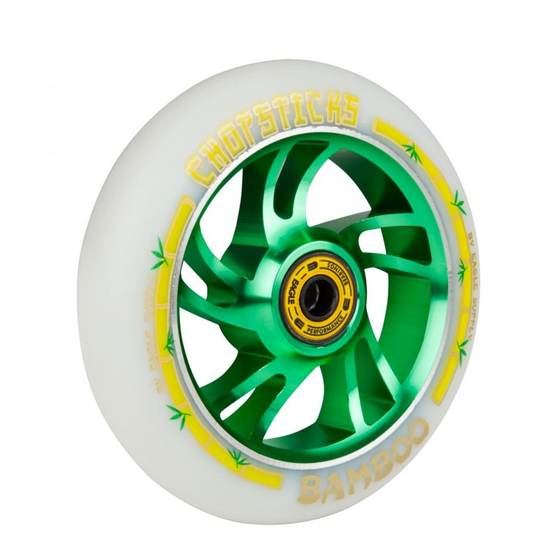 Chopsticks Wheel w/bearings 110 MM – Bamboo White