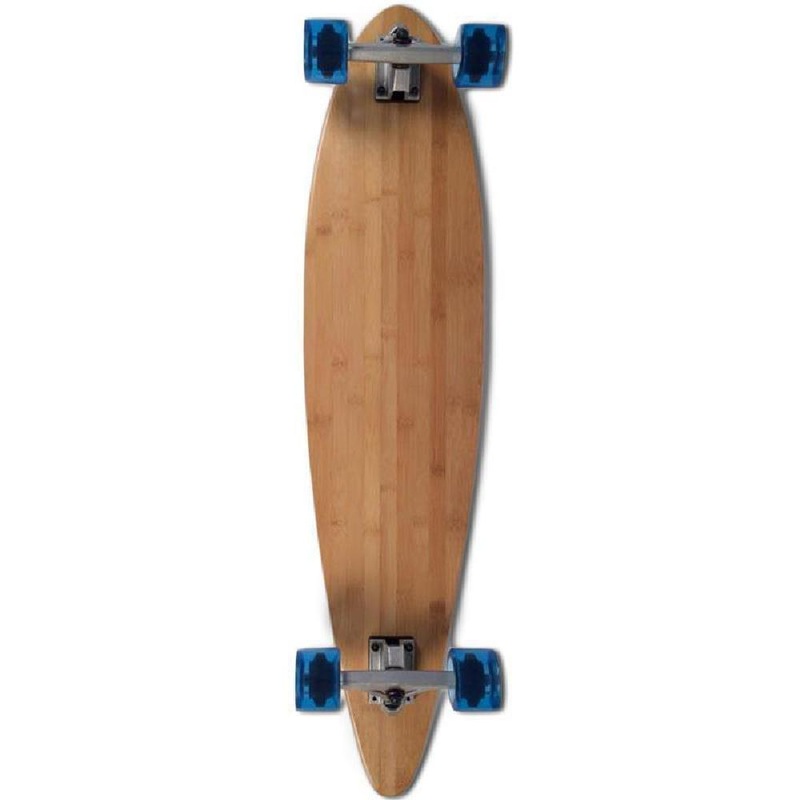 Complete 39″ Bamboo Pintail Longboard