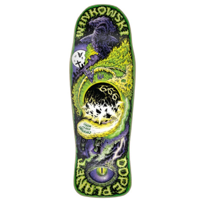 Creature Erick Winkowski Dope Planet Shaped Skateboard Deck 10.34″ 10.34″