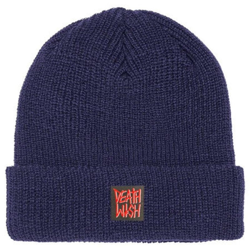 Deathwish Deathstack Beanie Navy One size fits all