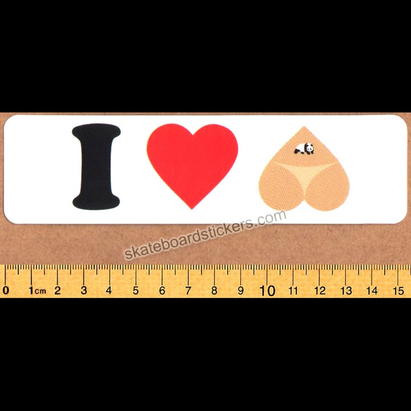 Enjoi I Love Butts Skateboard Sticker