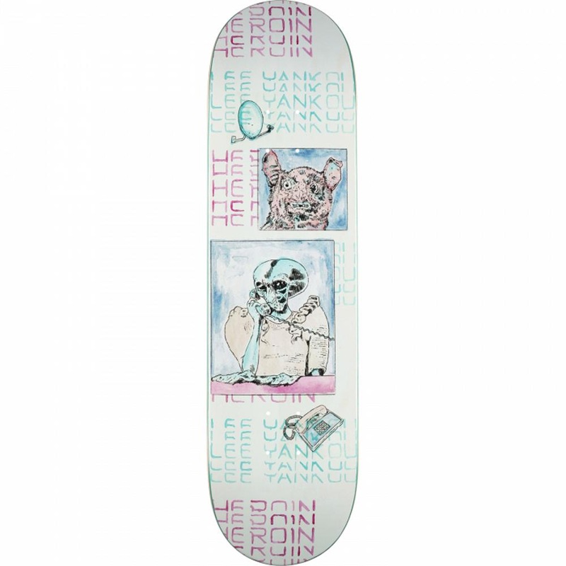 Heroin Yankou Die Tonight 8.25″ Skateboard Deck