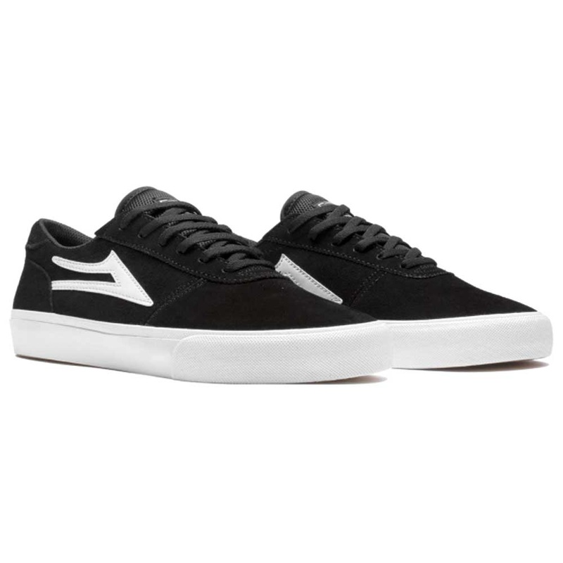 Lakai Manchester Skate Shoes – Black Suede 8 Black