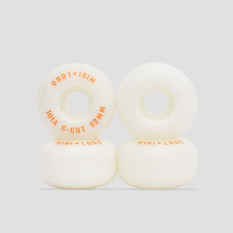 Mini Logo 52mm 101a C-Cut 2 Skateboard Wheels White