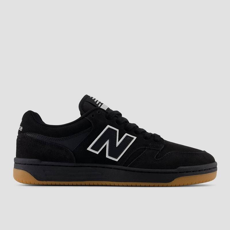 New Balance 480 Skateboard Shoes Black / Gum UK8