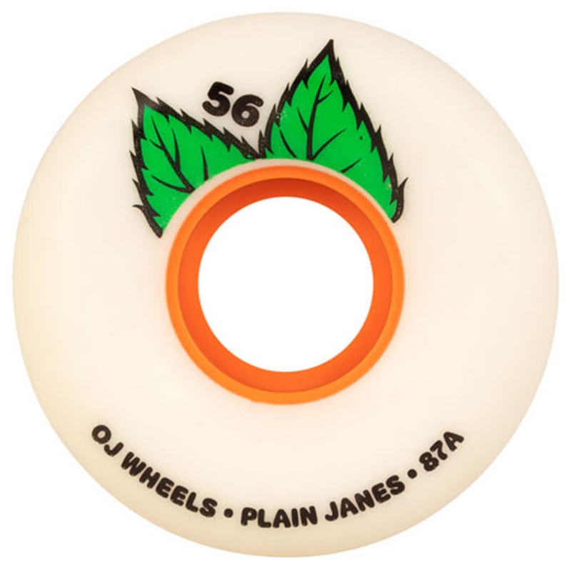 OJ 3 Plain Jane Keyframe 87a Wheels White 52mm