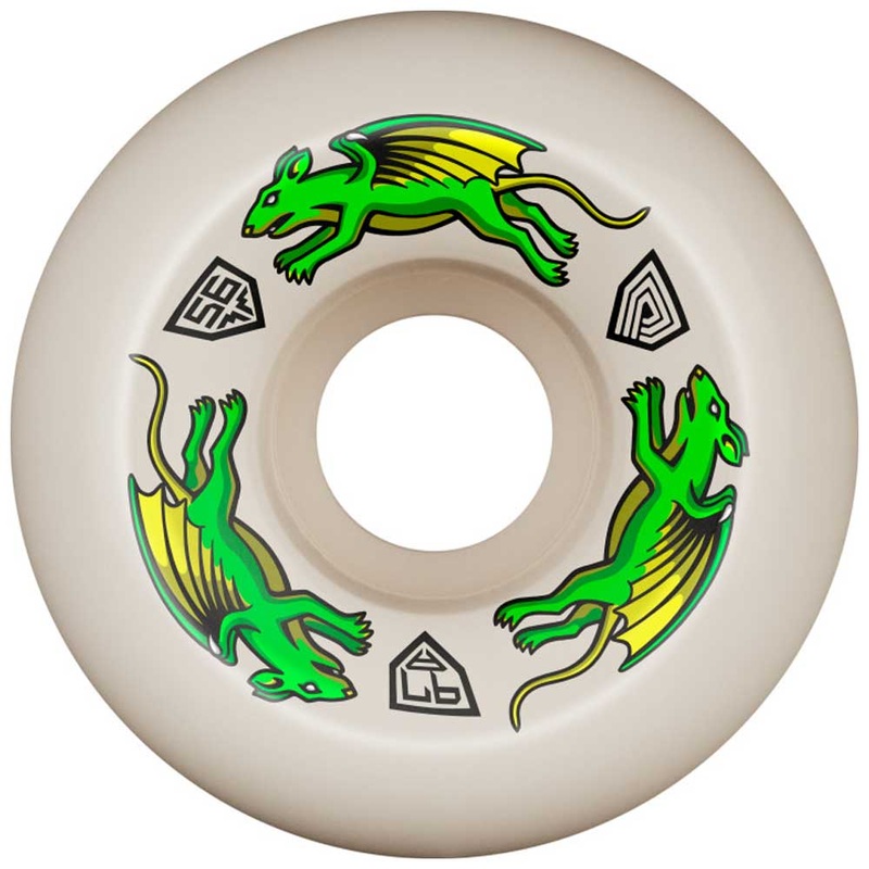 Powell Peralta Wheels Dragon Formula Nano Rats 56mm93A 36MM DF Full