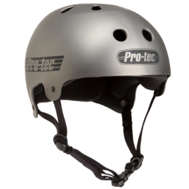 Pro-Tec Old School Skate Helmet – Matte Metallic Gunmetal X-Large